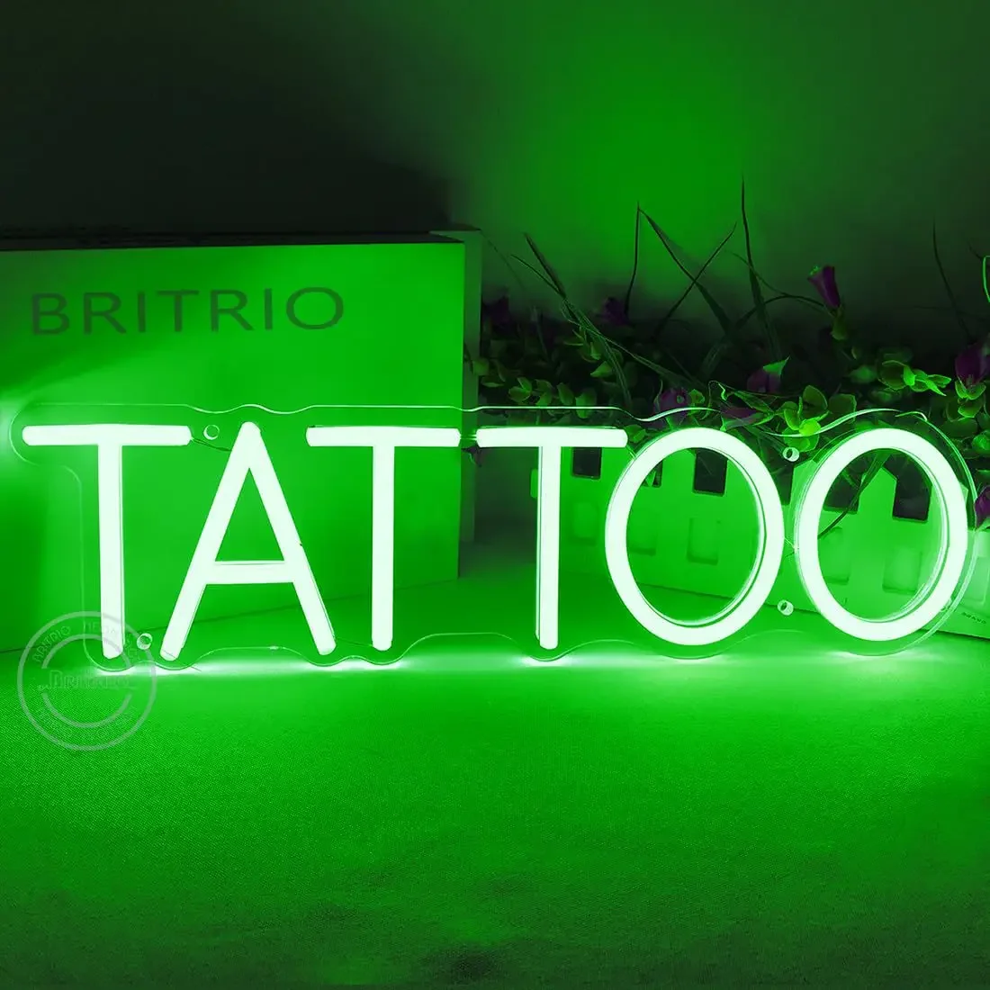 LED Neon Tattoo Store Decoration Mails Mall Store Sign