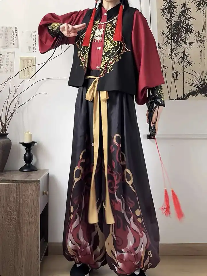 New Nezha Conquers The Dragon King Ne Zha Carnival Costume