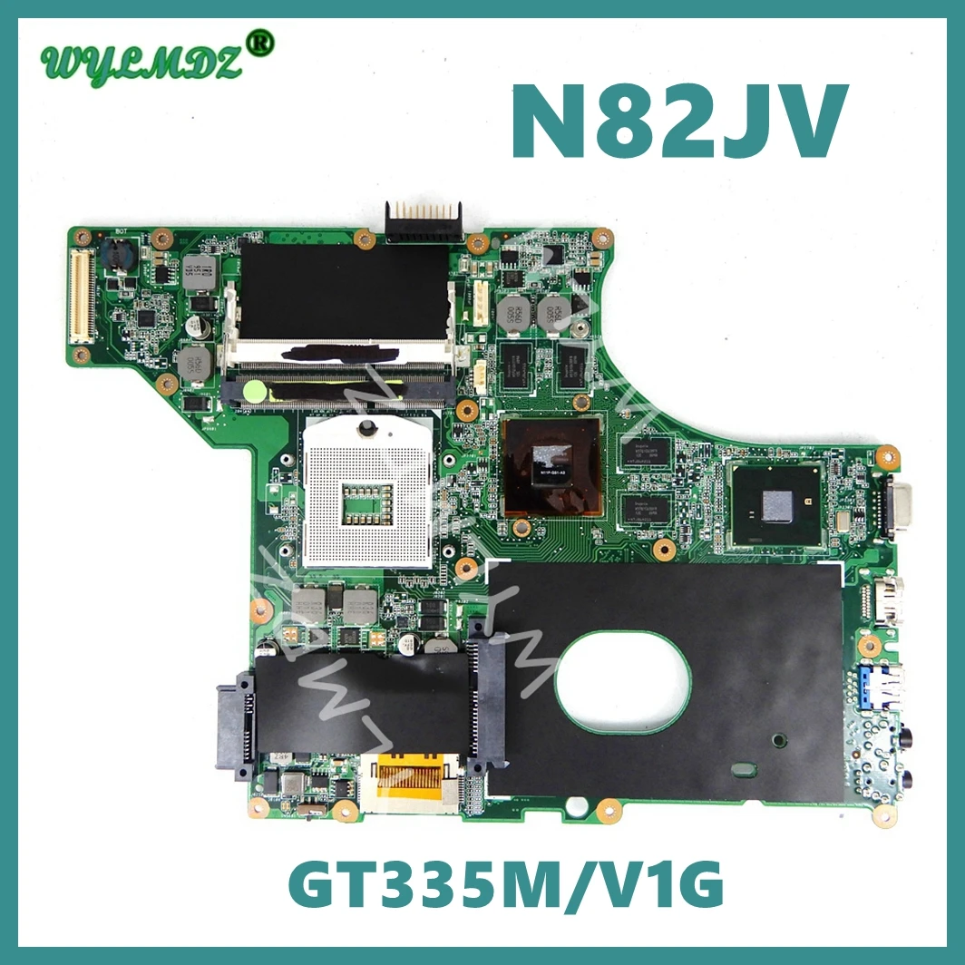 

N82JV with GT335M-V1G GPU Support for i7 CPU Notebook Mainboard For ASUS N82J N82JV N82JQ N82JG N82JA HM55 Laptop Motherboard