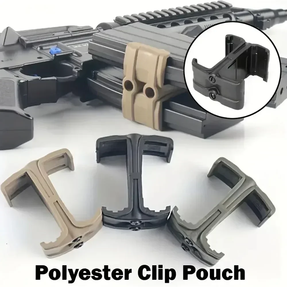 

2024 Universal Clip Rifle Dual Parallel Magazine for AK AR15 M4 Mag595 Airsoft Link Round Cartridge Speed Loader Gun Accessories