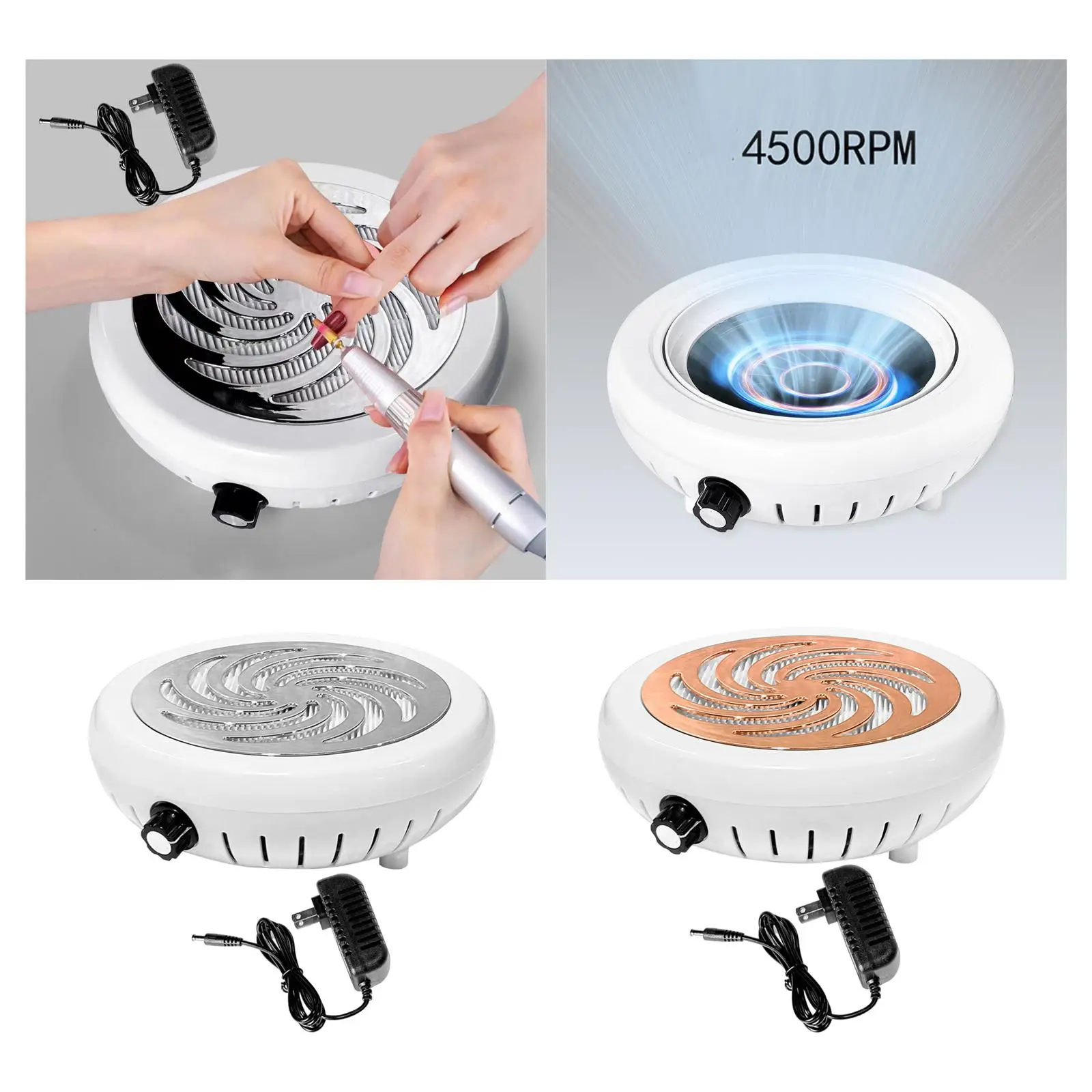 

Nail Dust Collector Electric Dust Suction Machine Manicure Tool Easy to Clean Powerful Suction Quiet Nail Vacuum Cleaner