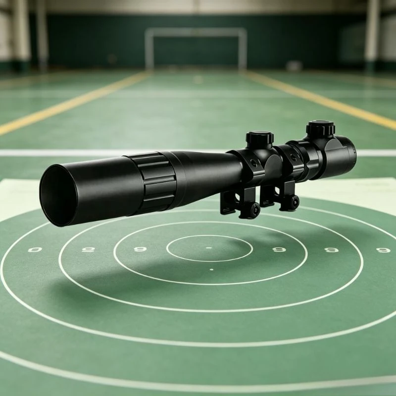 2026 NEW 36mm Long Tube Adjustable Zoom Magnification Scope with 20mm Rail Mount for Outdoor Toy Game Cosplay Accessory Gift