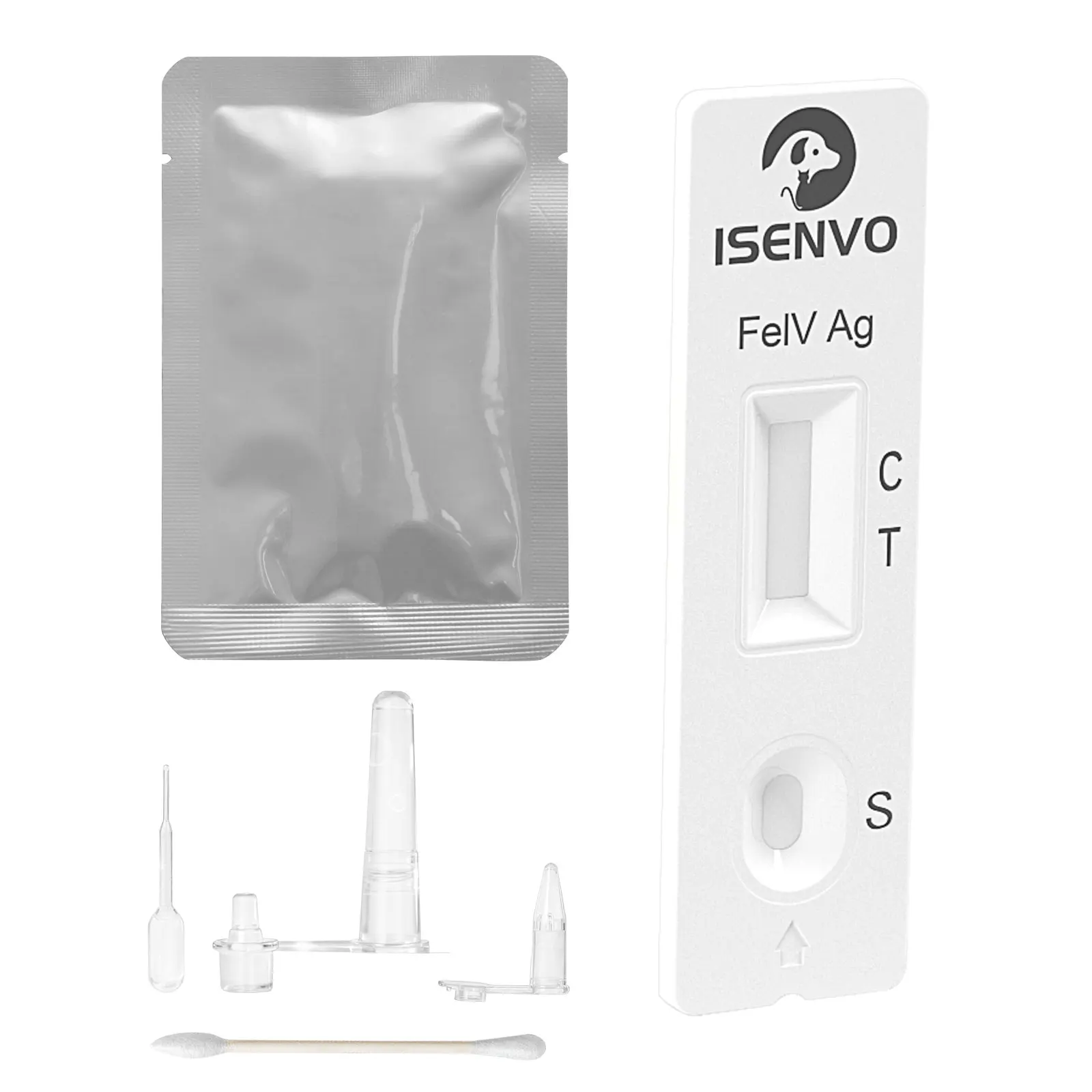 2/5/10 Pcs FeLV - Feline Rapid Test Kit For Cats Kitten At Home