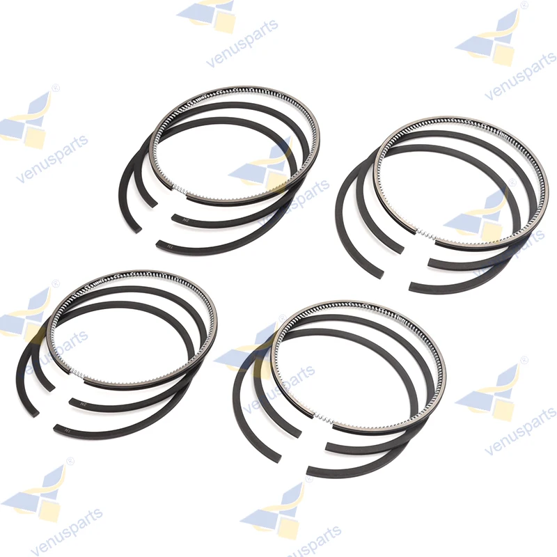 

4 Set 95.4mm Forklift Spare Part Piston Ring For Isuzu 4JG2 4JG2T 8-97080-215-0 Diesel Engine 8970802150 17211 32607 SDI10-141ZZ