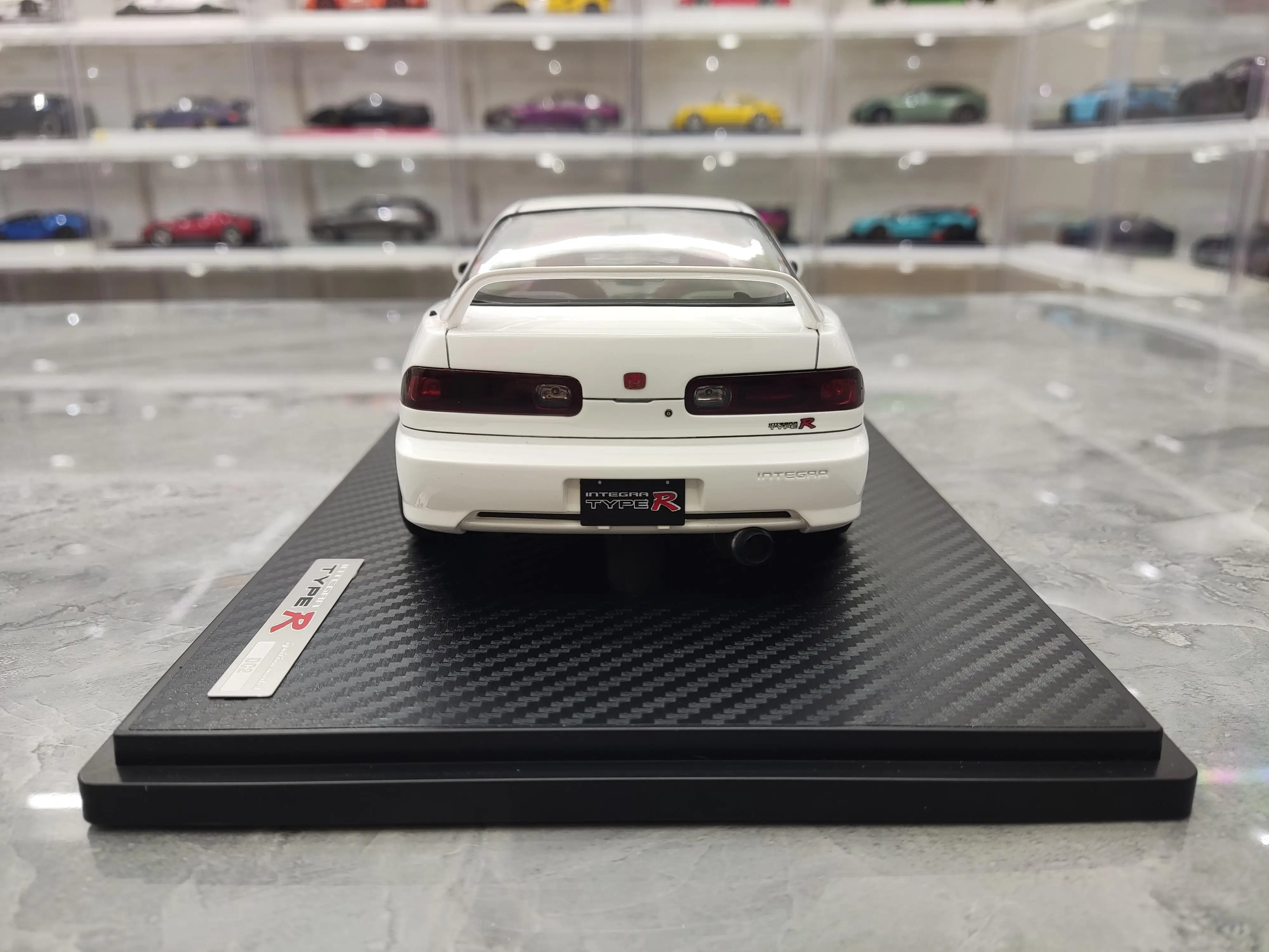 IG 1:18 DC2 INTEGRA TYPE R White JDM Simulation Limited Edition Resin Metal Static Car Model Toy Gift