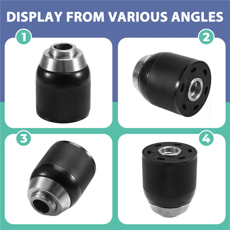 

Y17A Convert Impact Driver Chuck And Shank Set Chuck Square Adapter Electric Drill Chuck