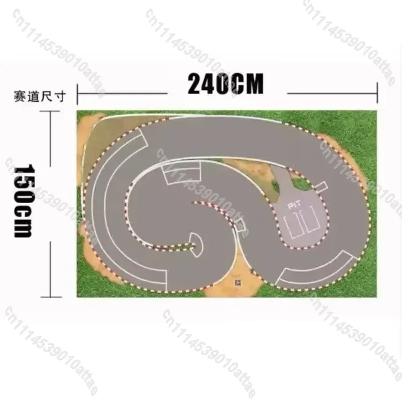 3Mm Thick Durable Rc Drift Racing Surface Sound Insulation Floor Track Mat For 1/24 1/28 Scale Mosquito Car 2Wd 4Wd