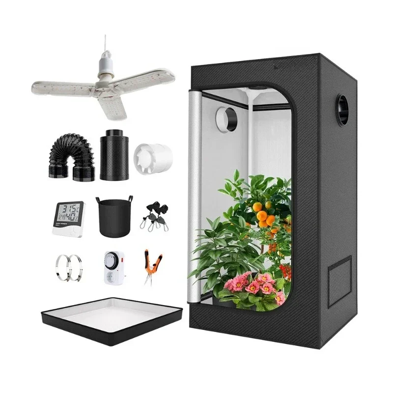 Hydroponic plant growth tent 600D Oxford cloth custom indoor tent