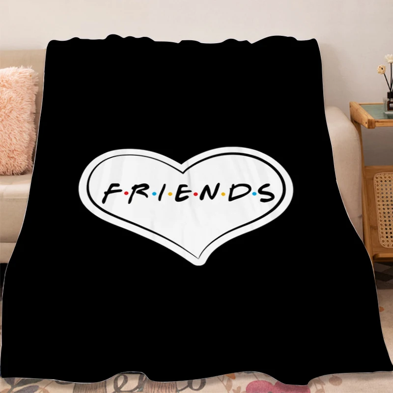 

Bed Blanket A-Friends Sofa Winter Fluffy Soft Blankets Microfiber Bedding Warm Knee Fleece Camping Custom Decorative Nap Blanket