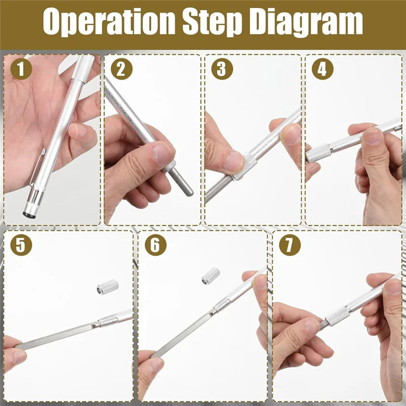 A64Z Diamond File Diamond Glass Files Crystal Glass Files Crystal And Glass Repair File Metal Diamond Grit Tool Sharpener