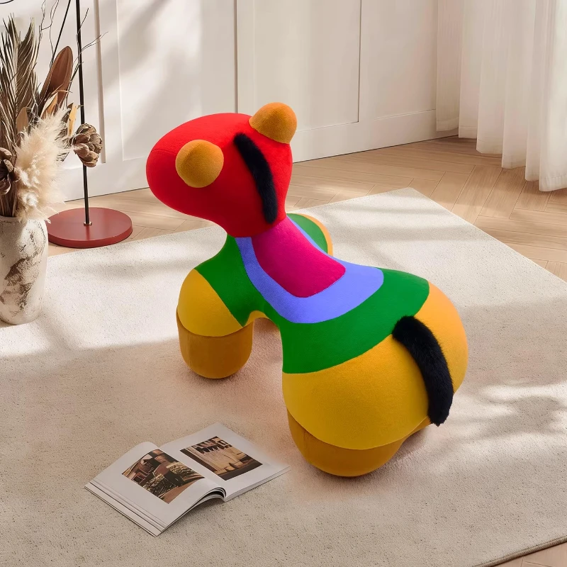 Internet celebrity pony chair creative chair, cartoon stool children