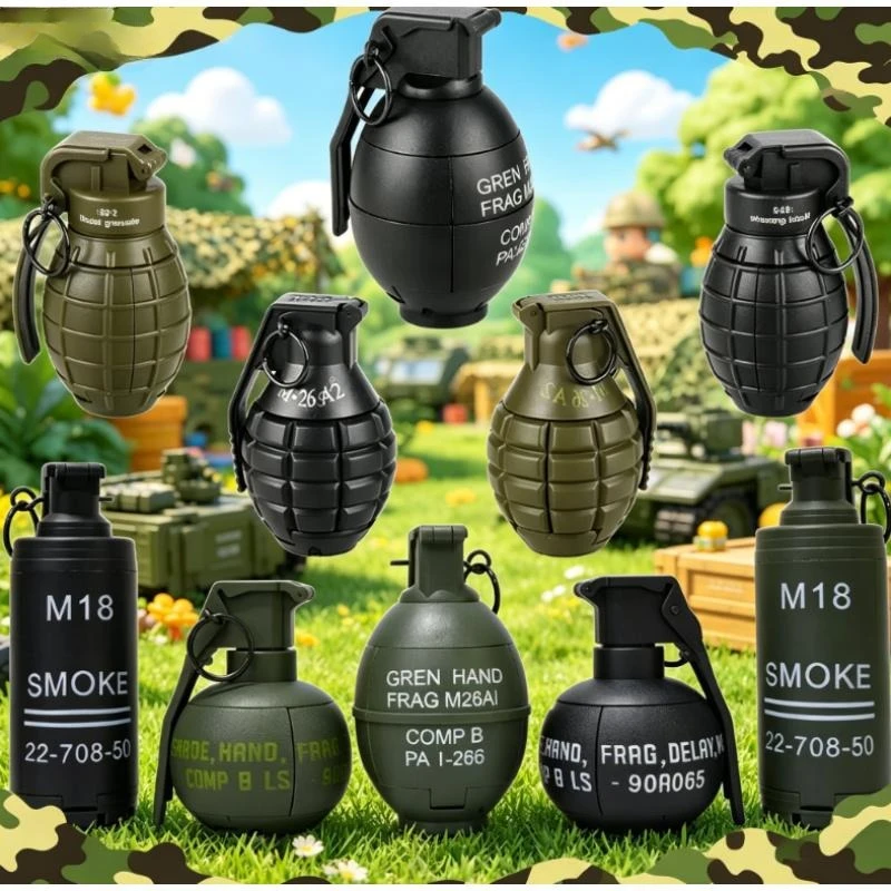 

M67 Smoke Grenade Water Burst Toy Novelty Game Model 10 Different Styles Outdoor Play Prop