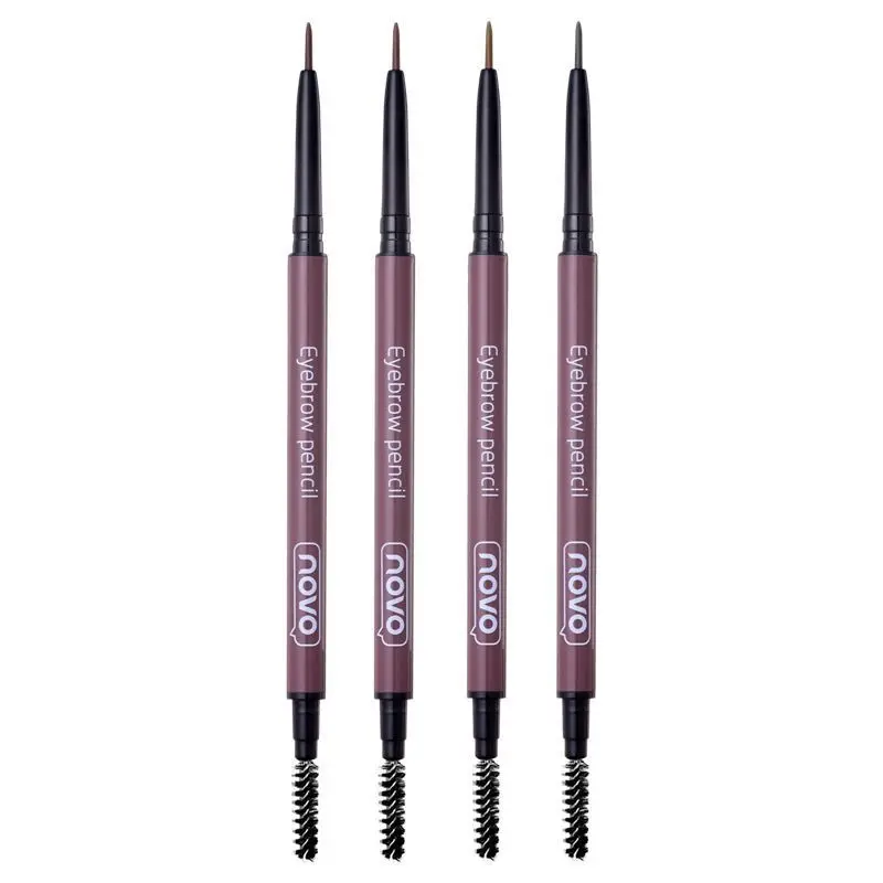 Lápices de cejas novedosos de 1,5mm, plomo fino, marca NOVO, resistente al agua, maquillaje profesional de alta calidad, lápiz de cejas automático