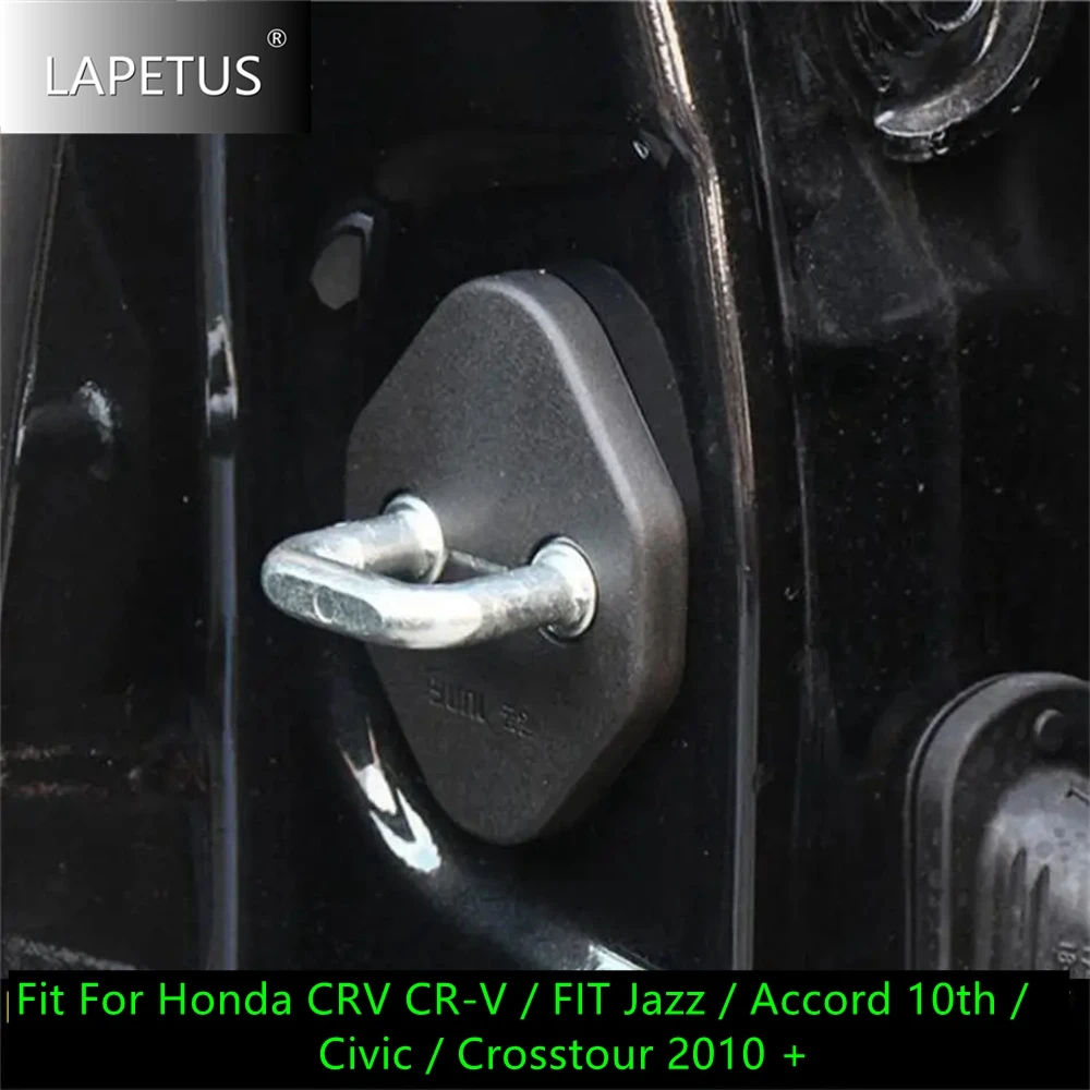 

Auto Door Lock Protection Cover Kit Trim Accessories For Honda CRV CR-V / FIT Jazz / Accord 10th / Civic / Crosstour 2010 - 2023
