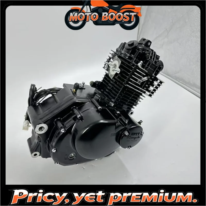 【Premium quality】Motorcycle ENGINE - GS125 - BLACK For MUTT Motorcycle Original Parts MPT-0478