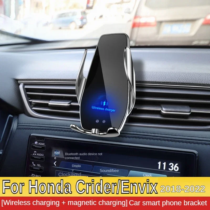 2018-2022 For Honda Envix Mobile Phone Holder Wireless Charger Car Mount Navigation Bracket GPS Support