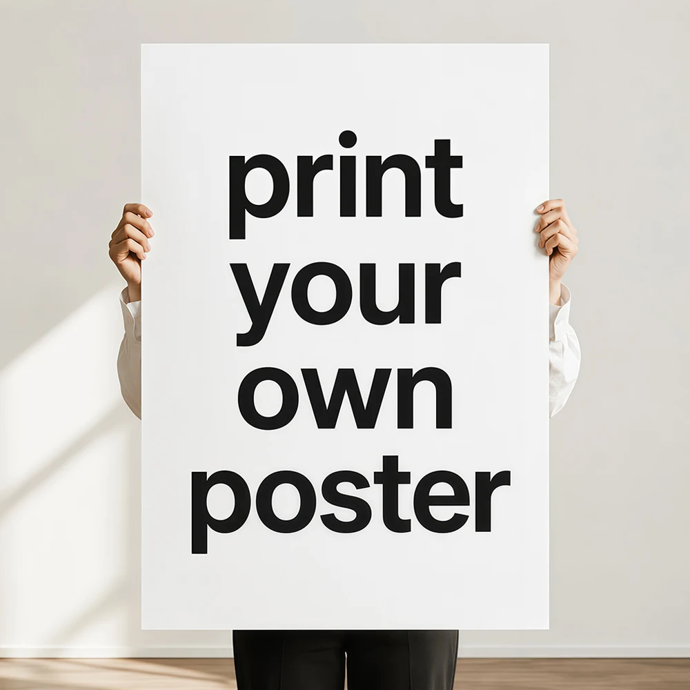 Custom Photo Poster Printing, Personalized Wall Art for Wedding Pet Birthday & Gifts Upload High-Resolution Images
