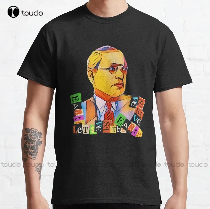 Dr Ambedkar Classic T-Shirt Tee Shirts High Quality Cute Elegant Lovely Kawaii Cartoon Sweet Harajuku Cotton T-Shirt Custom Gift