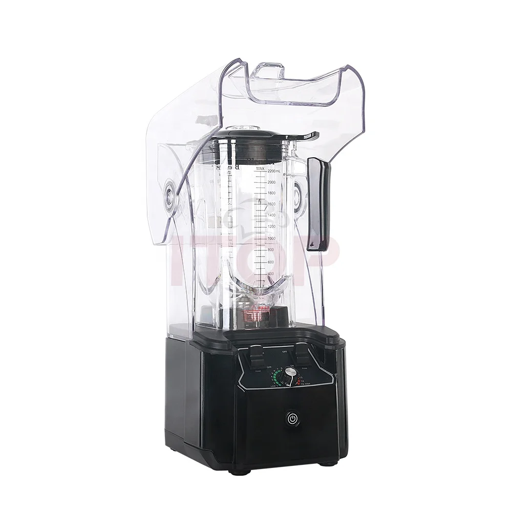 

Commercial Blender Heavy Duty Blender for Smoothies with Sound Cover