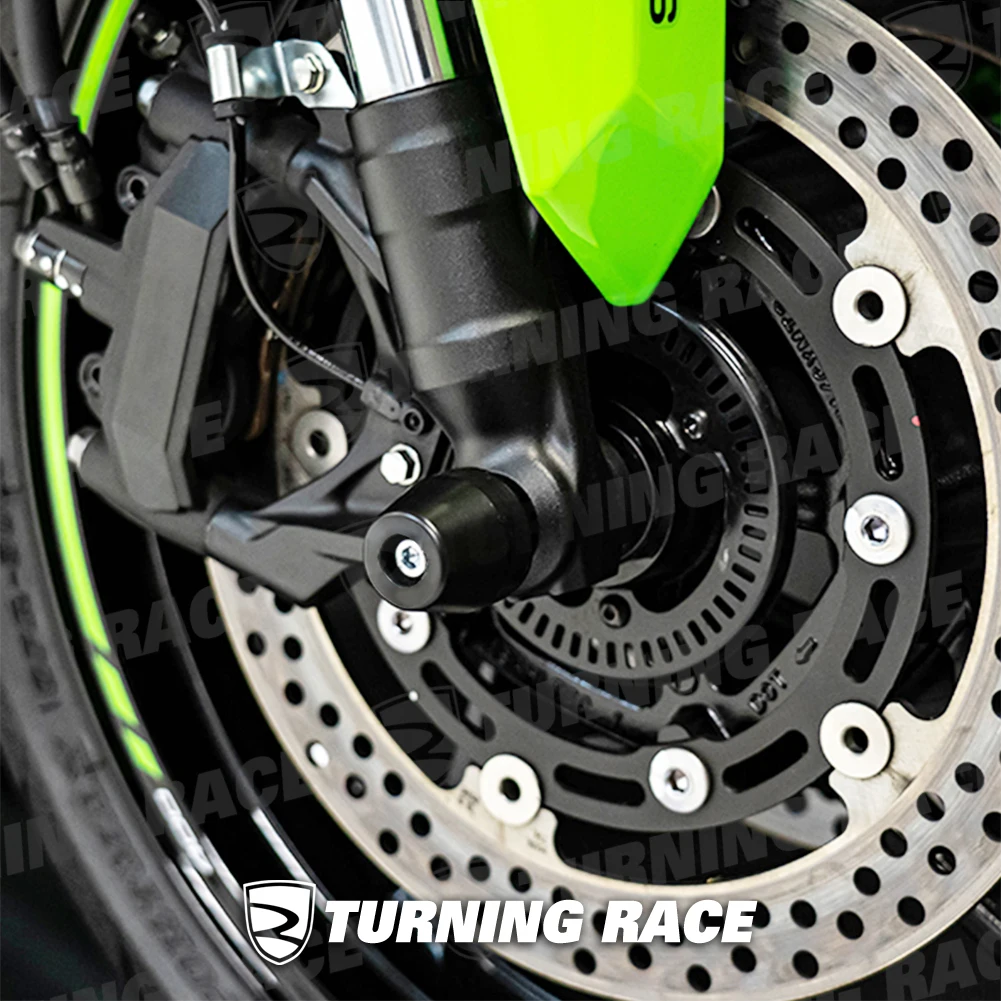 

Ninja ZX-4RR front axle slider ZX25R For Kawasaki ZX-4R SE Front Axle Fork Accessories Wheel Protector 2023