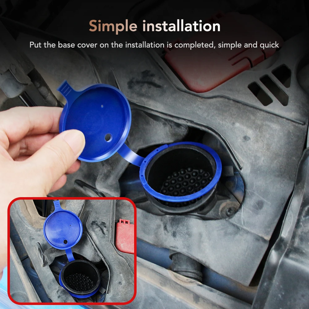 Car Windshield Wiper Reservoir Washer Bottle Cap for Peugeot 106 107 108 206 207 208 306 307 308 508 2008 3008 5008 RCZ Expert