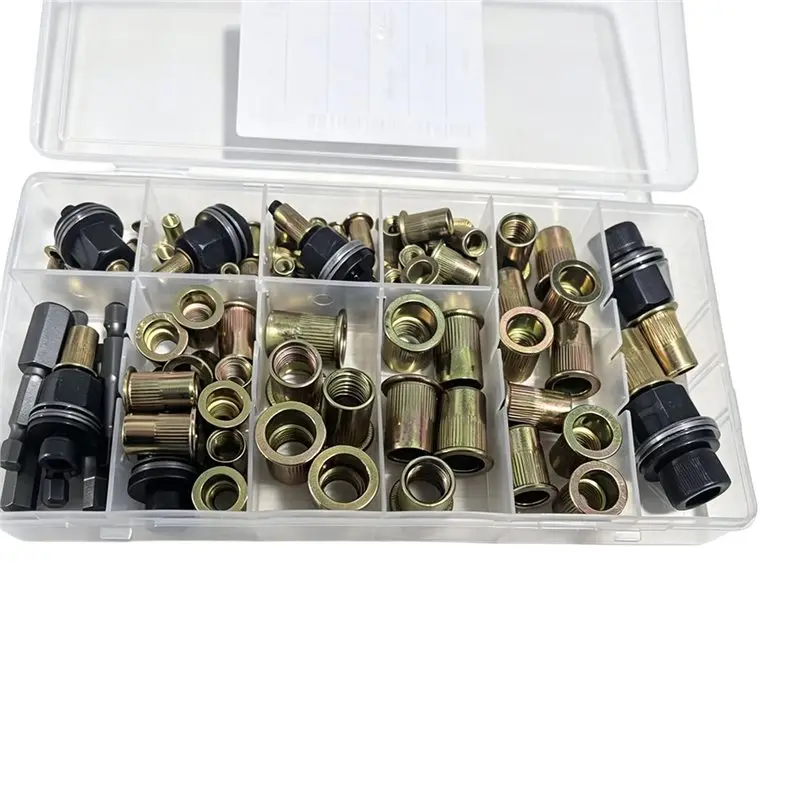 [new-x13a】-heavy-duty-for-automotive-industrial-welding-manual-riveting-tool-set-84pcs-m3-sizes-rivet-nuts-with-colored-labe