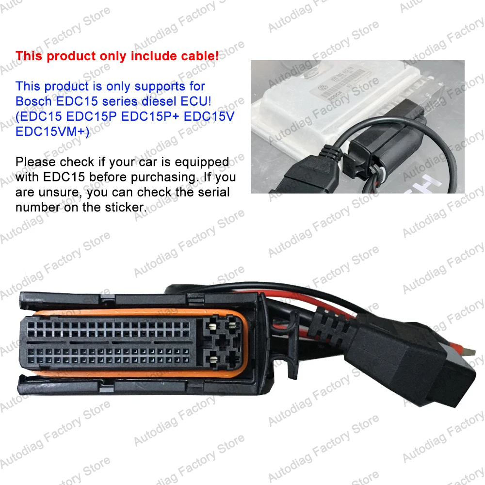 

OBDII Programming Cable For Bosch ECU ME7 EDC15 EDC15P EDC15V EDC15VM ECU Diagnostic Cable For VAG/VW/Audi/Skoda For KESS VCDS