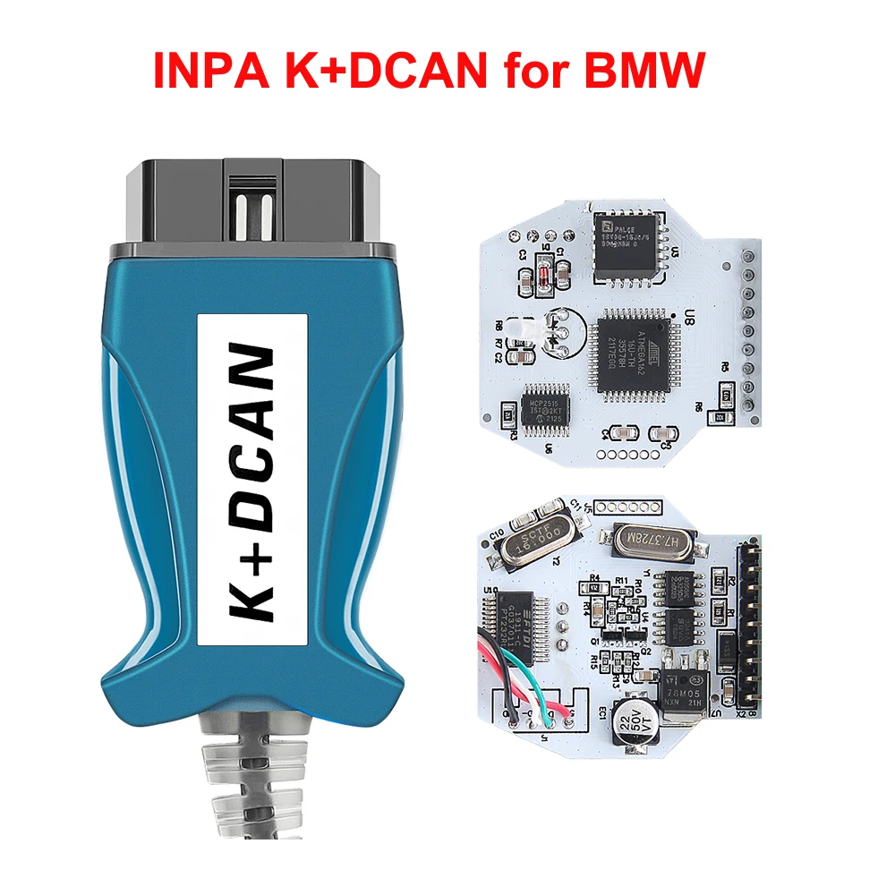 

INPA K+DCAN For BMW Automotive Diagnostic Tools USB Interface Cable With Switch FTDI Chip OBDII OBD2 Car Connector Detection
