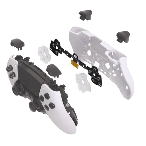 Imagen 2 del producto Kit de clic de botones faciales eXtremeRate para controlador de borde ps5, kit de clic de ratón con botones de acción Dpad táctiles personalizados