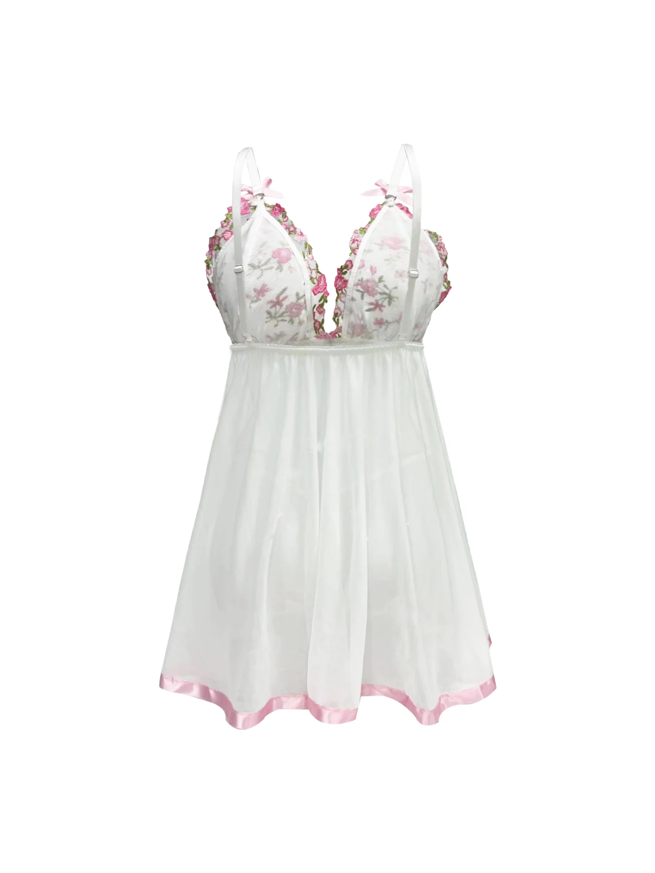White Floral Embroidery Babydo - огляд і ціна Embroidery White