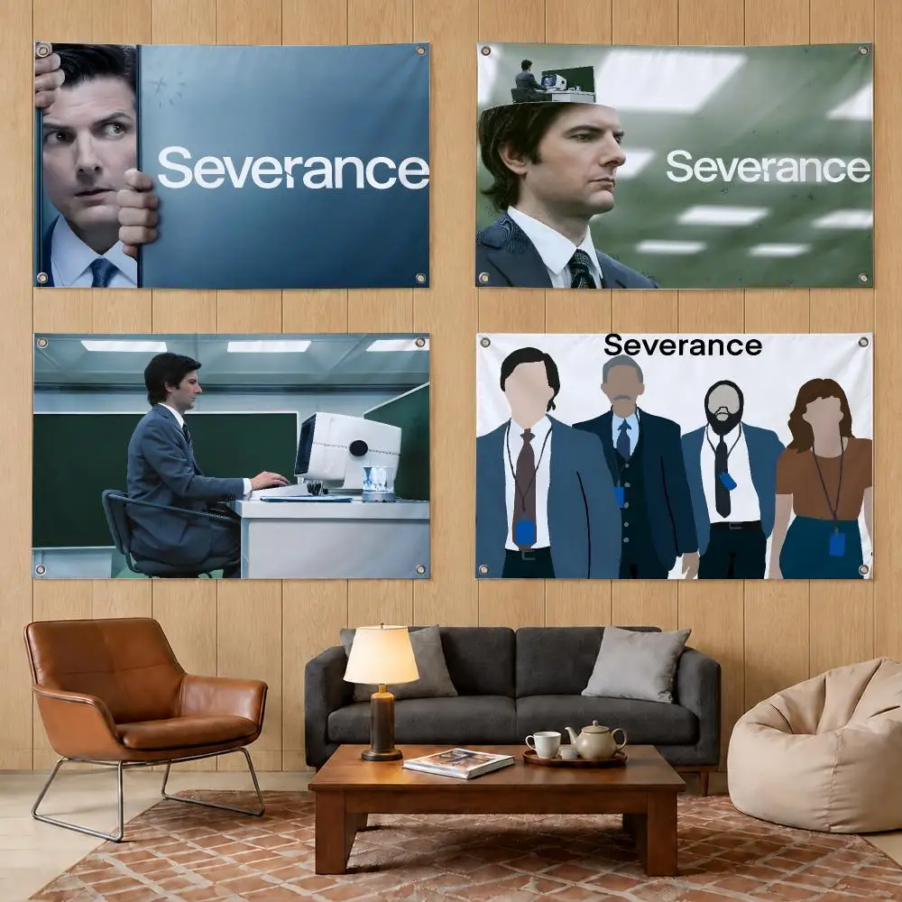 Severance Sci Fi Thriller TV Series Flags Decorative Banners Suitable For Outdoor Camping Family Parties And Garden Walls Gift