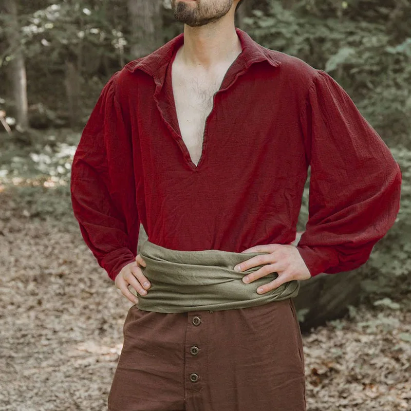 

Костюм рыцаря на Хэллоуин, свободный длинный све, верхняя одежда для мужчин, винтажный цветной топ для выступлений, китайская брендовая сценическая одежда