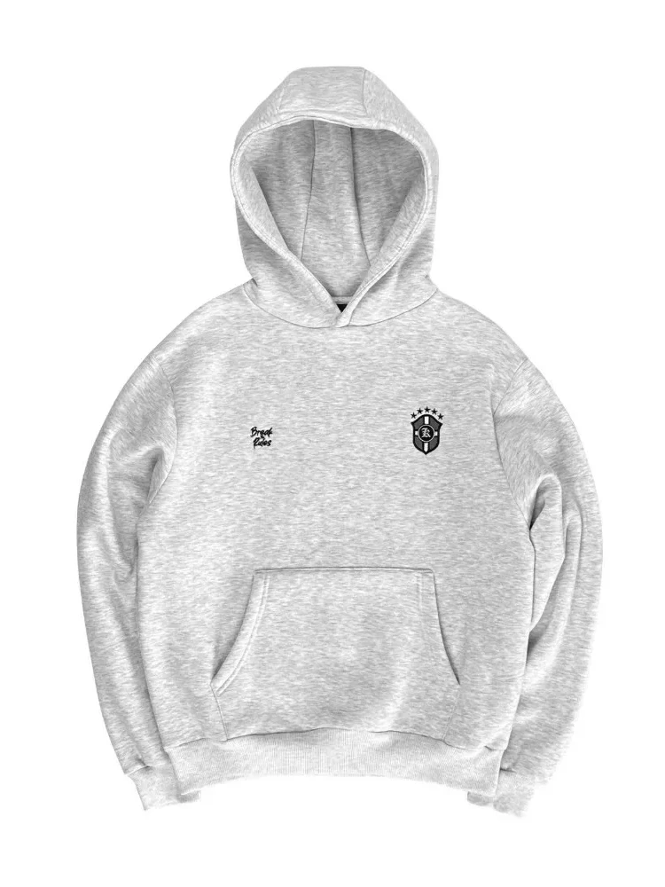 الأوروبية الأمريكية الإبداعية إلكتروني التطريز فضفاض البلوز الخريف الشتاء المرأة الشارع أزياء خمر عارضة طويلة الأكمام هوديي