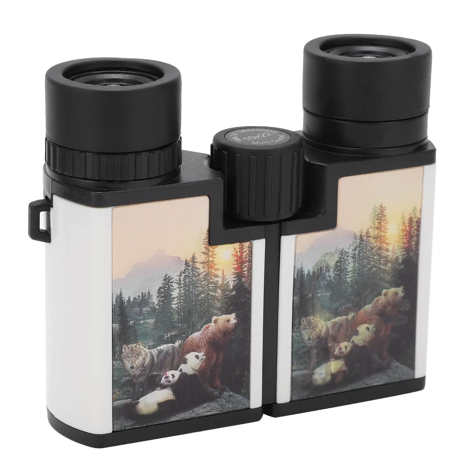 High Definition 10x22 Portable Binoculars - for outdoor Optics Telescope for Clear Viewing