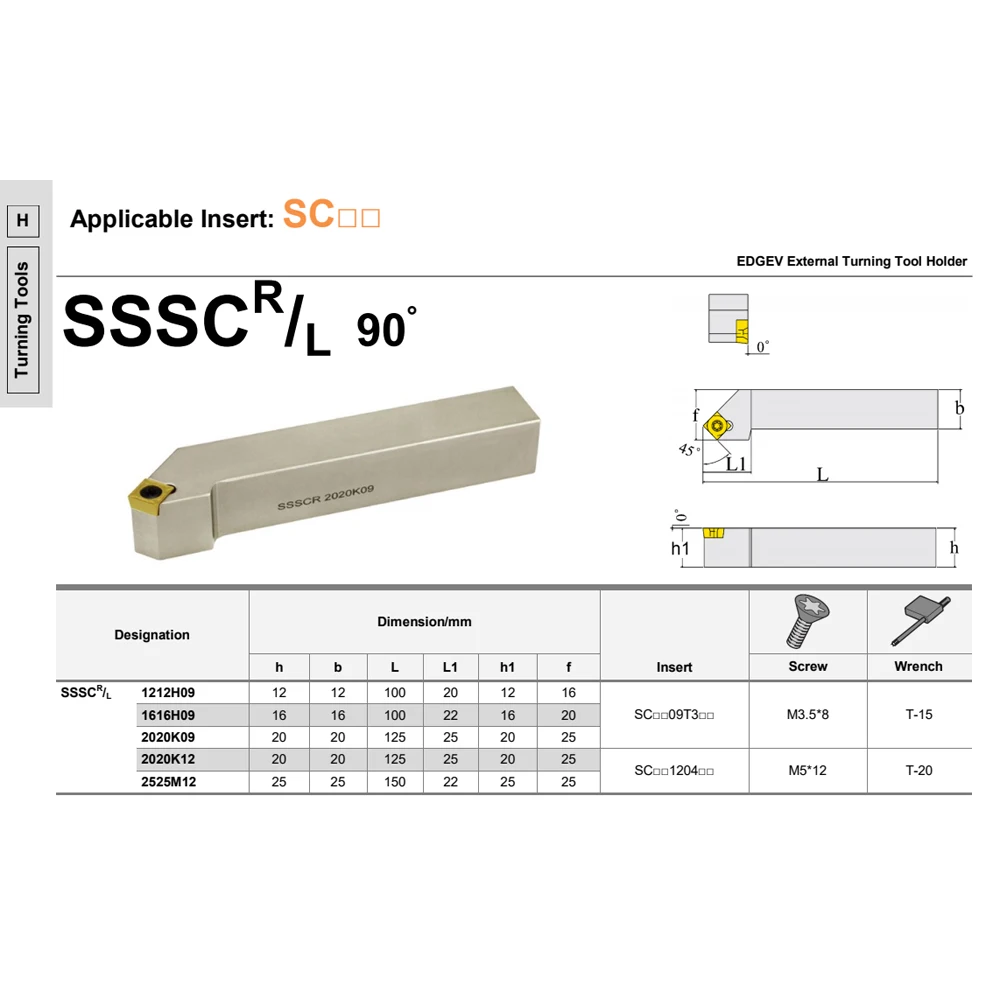SSSCR1212H09 SSSCL1212H09 SSSCR1616H09 SSSCL1616H09 SSSCR2020K09 SSSCR2020K12 SSSCL2020K12 SSSCR2525M12 SSSCL2525M12 SSSCR SSSCL SCMT09T304 SCMT120408 إدراج مخرطة القاطع تحول أداة حامل
