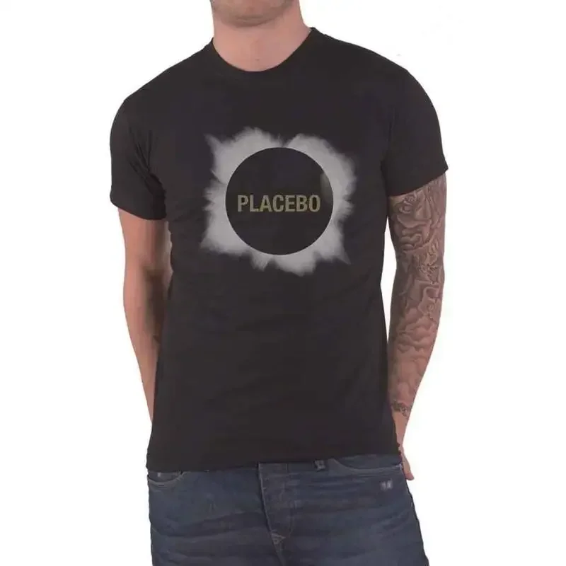Placebo T Shirt Eclipse Band Logo Battle For The Sun New Official Unisex Black