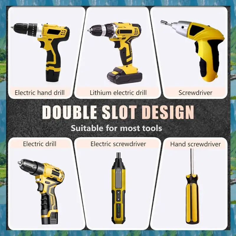 AB07 HOT Premium Magnetic Durability Screwdriver Drill Bit Set For Electric Screwdriver Tasks