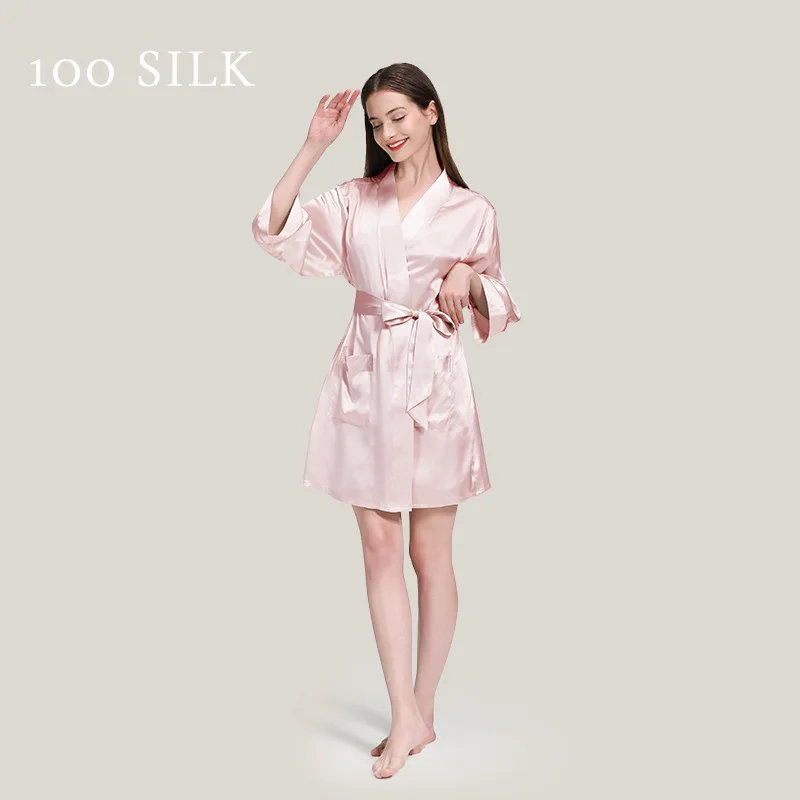 High Quality Natural 22momme Real Silk Pajamas Two-Piece Spring and Summer Strap for Women