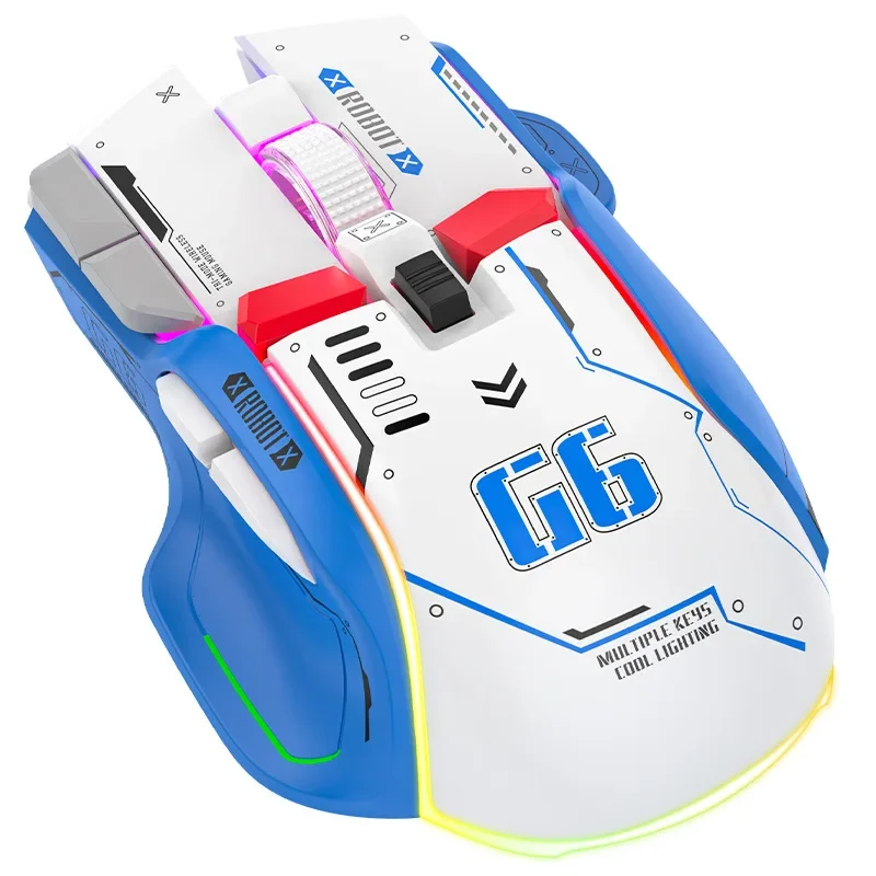 

G6RGB wireless bluetooth three-mode e-sports gaming mouse