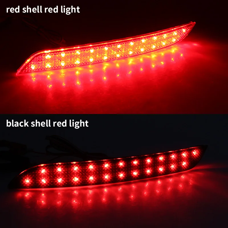 

2×Red LED Rear Brake Lights Bumper Reflector Car Taillight Lamp Fog Lamps for BMW F10 F11 F18 5-Series 520d/520i/523i/525d/528i