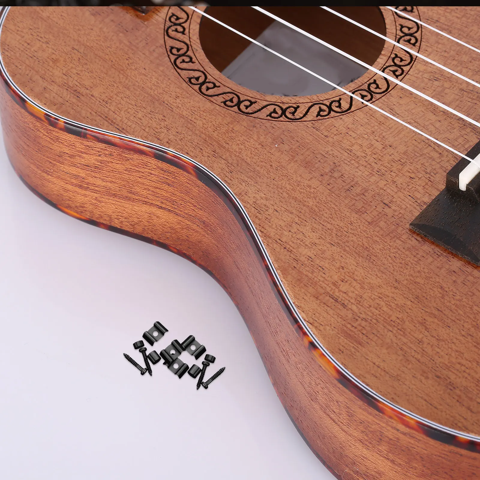 1Set Electric Guitar String Retainer Secure Clamping Improved Tuning Accuracy Compact Lightweight Design Universal Fit Guitar