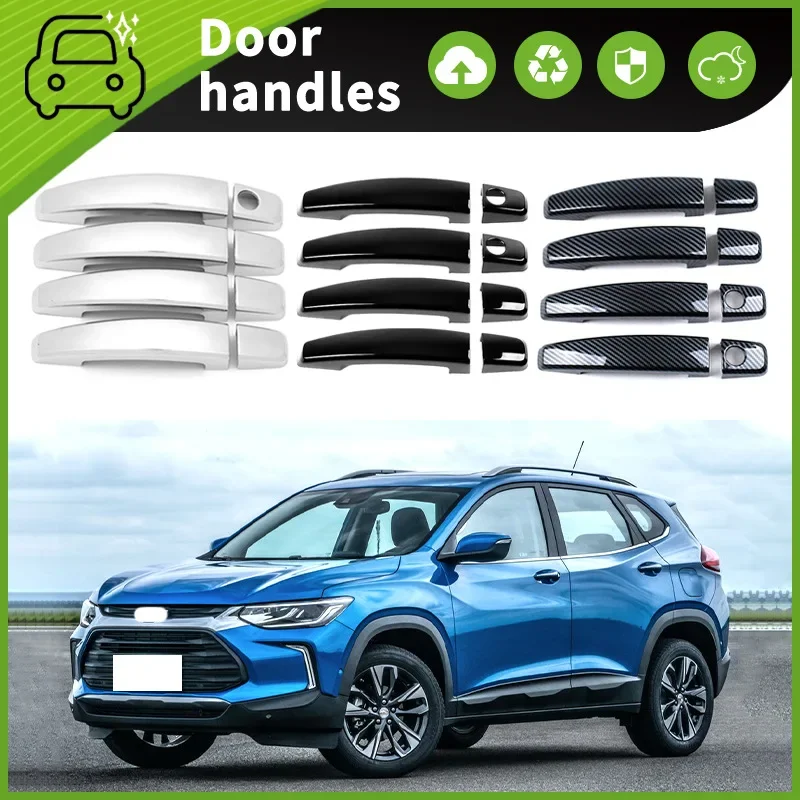 for Chevrolet Tracker TRAX 2020-2024 Stickers Decoration Chrome Door Handle Cover Refit Car Accessories