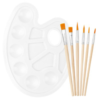 Gouache watercolor brush Palette set painting brush Art painting oil brush