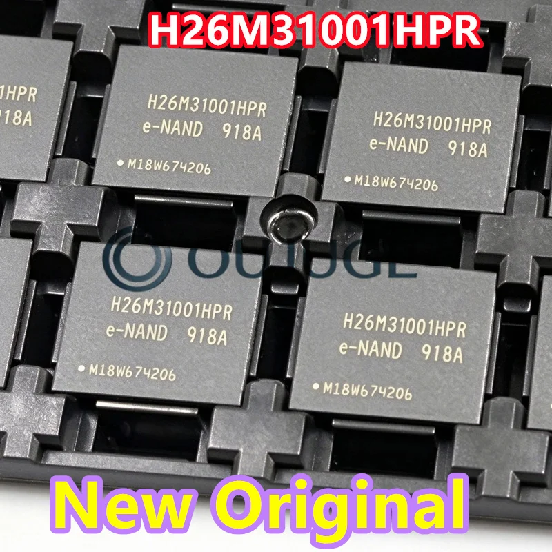 (1-50PCS)New Original H26M31001HPR H26M31001FPR 4GB FBGA153 4.5 version EMMC storage flash chip