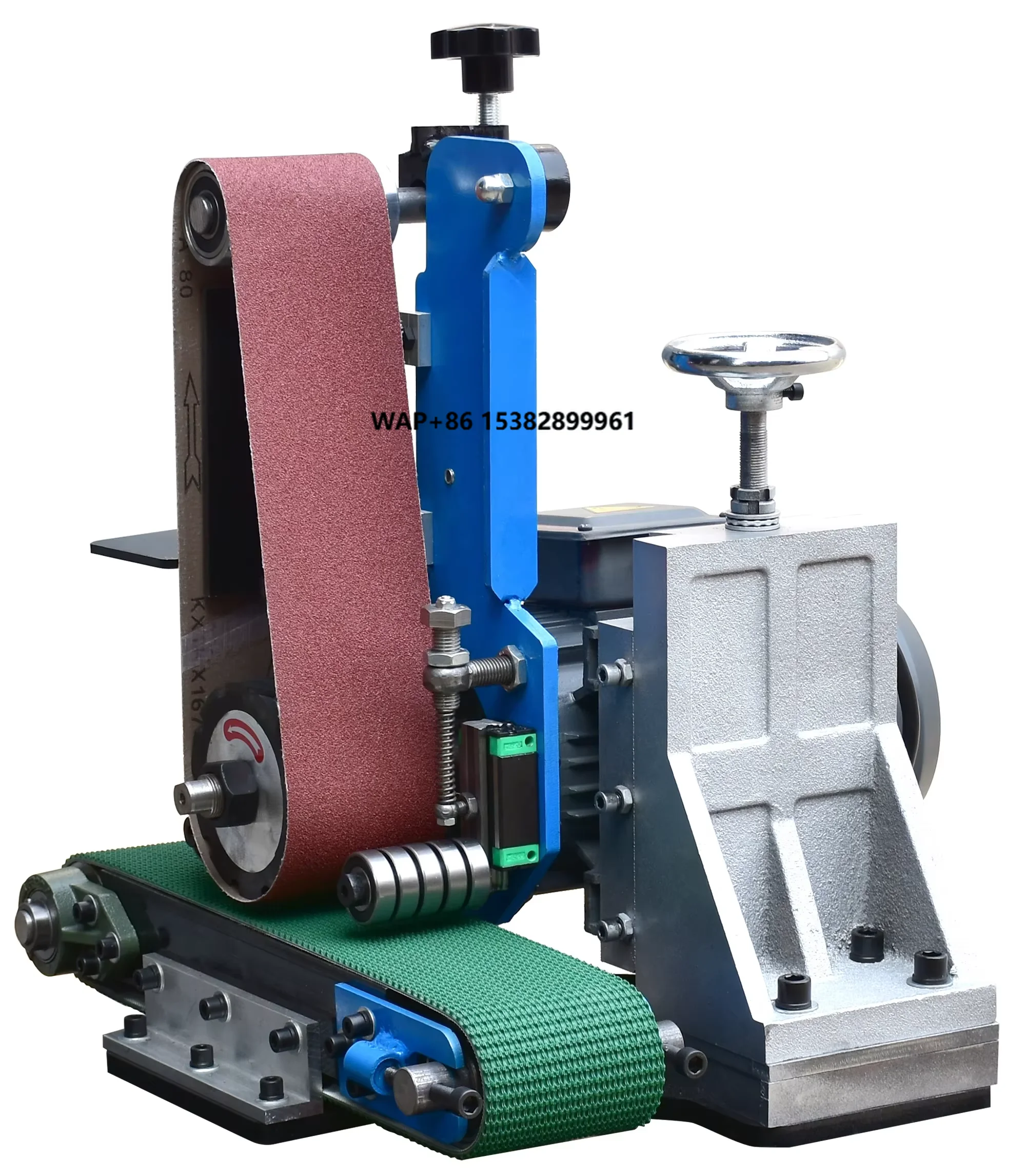 

Small Table Automatic Flat Steel Metal Sheet Polishing Machine Bench Belt Sander for Metal