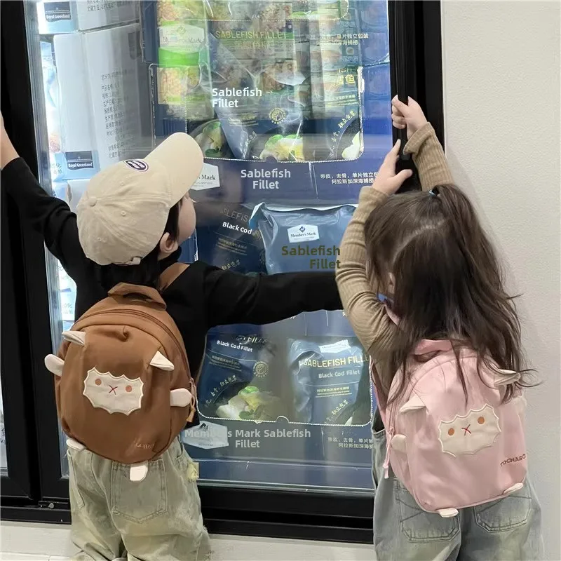 

Adorable Little Lamb Children's Backpack Unisex Lightweight School Bag for Toddler Nursery Baby Travel Cartoon Style Backpack