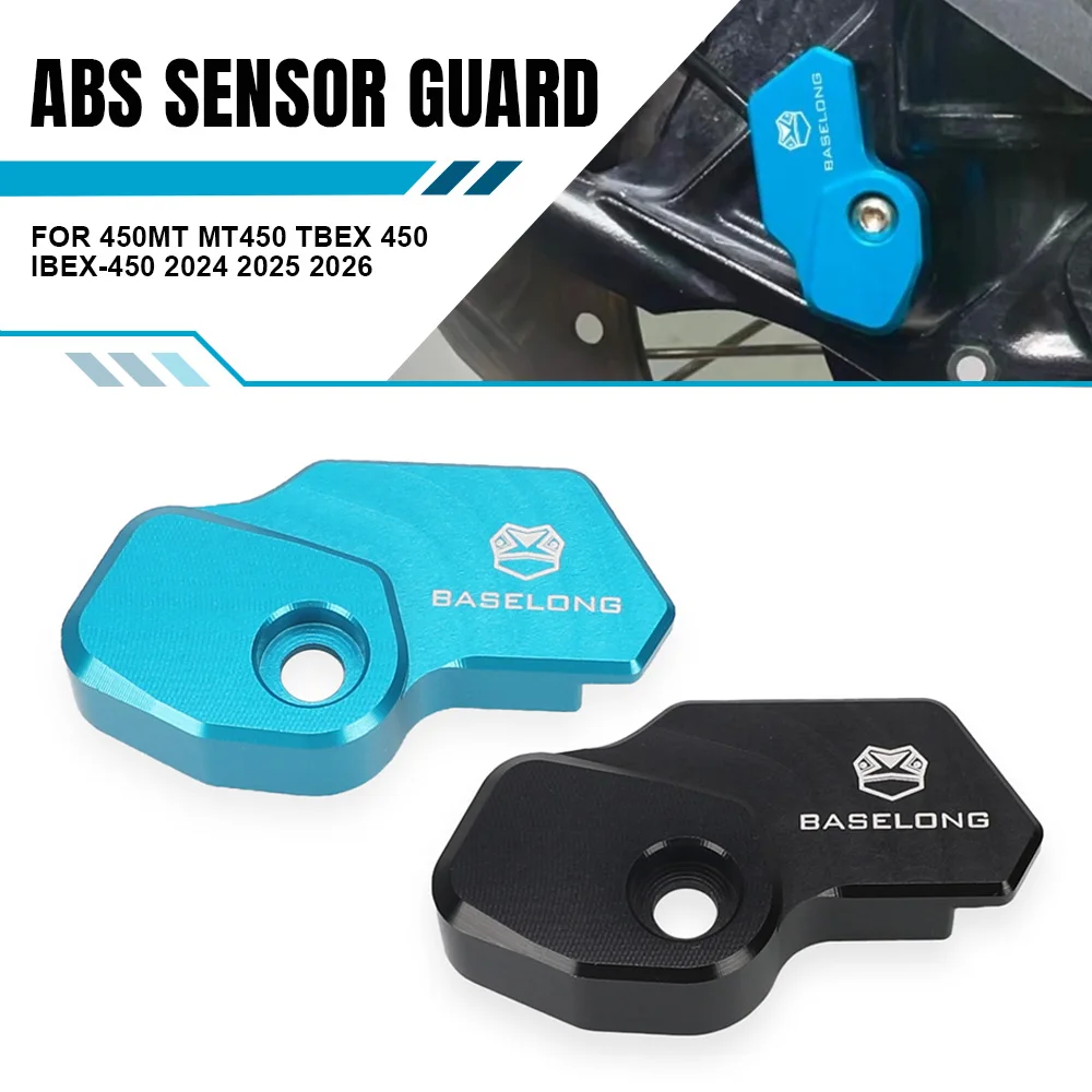 

Motorcycle Brake Calliper Protector For CFMOTO 450MT MT450 TBEX 450 Ibex-450 2024 2025 2026 New CNC Front ABS Sensor Guard Cover