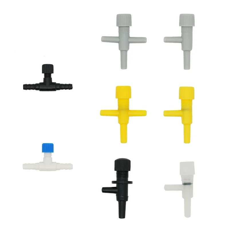 

10pcs Aquarium Air Flow Control Valve Tap Fish Tank Air Regulator Hose Connector For Oxygen Tube Aquarium Accessories