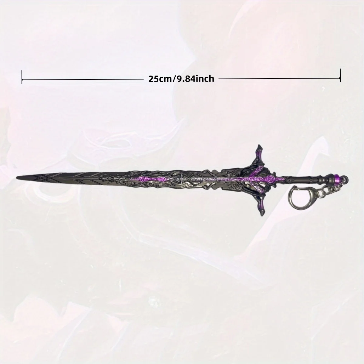 9.8 بوصة فاينل فانتسي أوميغا معدن كاتانا السيف اليابانية كاتانا صابر الأصلي الساموراي صابر سكين تأثيري اكسسوارات الدعامة لعبة