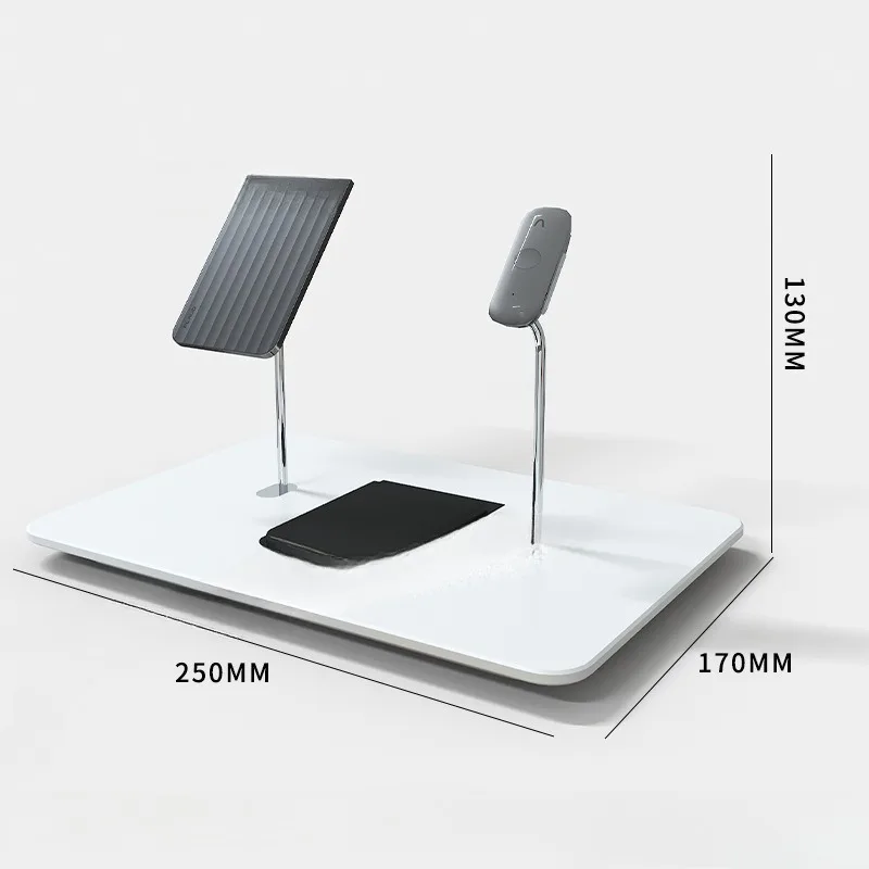 Display prop design, simple desktop display iron and wood multi-functional trade export display stand
